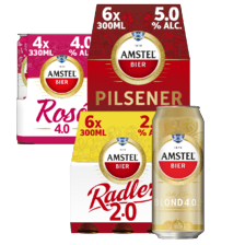 Alle alcoholhoudende Amstel*